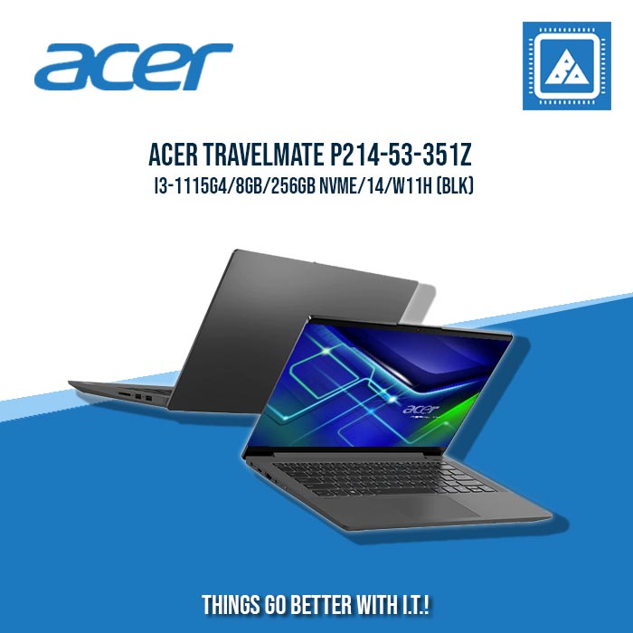 ACER TRAVELMATE P214-53-351Z I3-1115G4/8GB/256GB NVME | BEST FOR STUDENTS AND FREELANCERS ACER TRAVELMATE P214-53-351Z I3-1115G4/8GB/256GB NVME | BEST FOR STUDENTS AND FREELANCERS